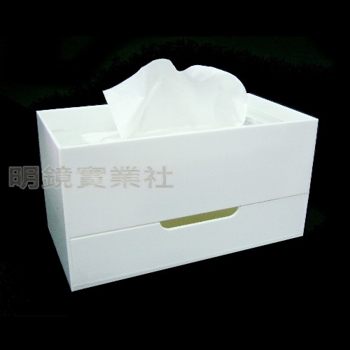 壓克力雙層式面紙盒